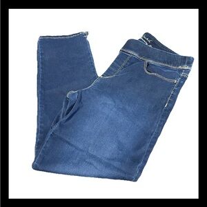 Glory Vanderbilt size 12 pull on crop jeans 25 inch inseam